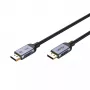 DisplayPort-Kabel Unitek C1626GY01-2M, DisplayPort 2.1 Stecker–Stecker, 2 m, 80 Gbit/s, 16K@60Hz, 4K@240Hz, HDR, HDCP 2.2