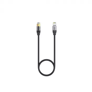 Netzwerkkabel UNITEK C18149AGY03-2M RJ-45 Cat8 2m Schwarz