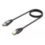Netzwerkkabel UNITEK C18149AGY03-2M RJ-45 Cat8 2m Schwarz