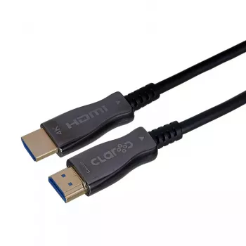 claroc FEN-HDMI-20-40M, Glasfaser-HDMI-Kabel, Active Optical Kabel (AOC) HDMI 2.0, 4K, 40 m