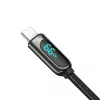 USB-Kabel Baseus CASX020001 1m USB A USB C Schwarz