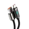 USB-Kabel Baseus CASX020001 1m USB A USB C Schwarz