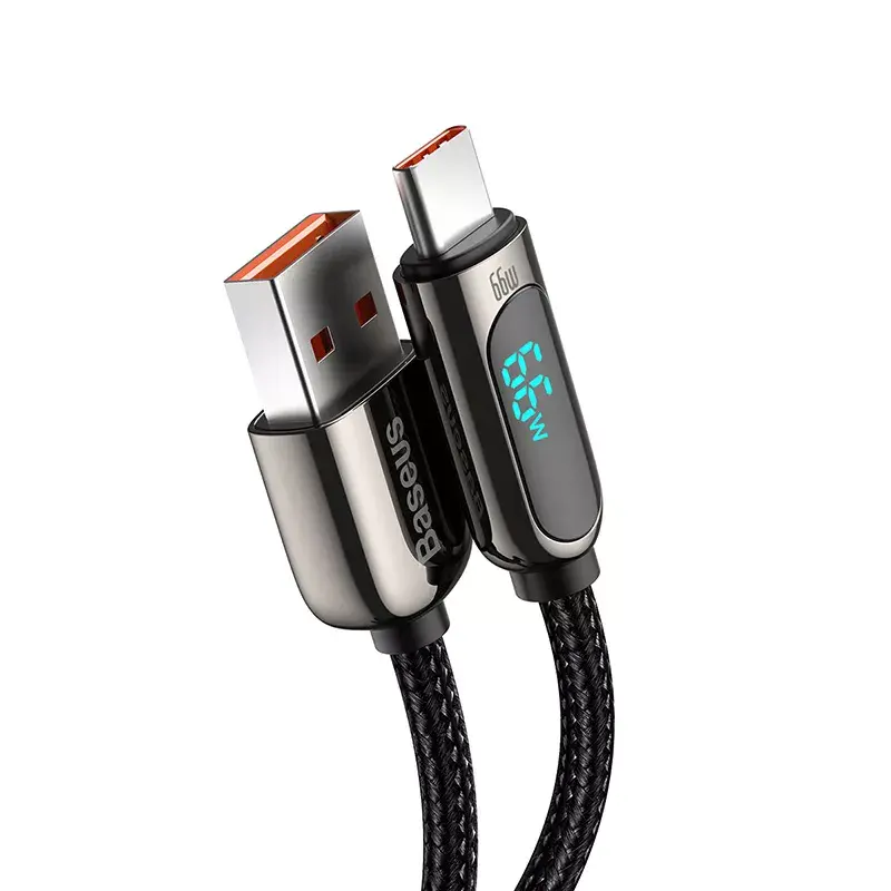 USB-Kabel Baseus CASX020001 1m USB A USB C Schwarz