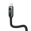 USB-Kabel Baseus CASX020001 1m USB A USB C Schwarz