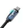 USB-Kabel Baseus CASX020001 1m USB A USB C Schwarz