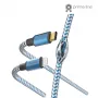 Hama Reflective Kabel 1,5 m Blau Lightning auf USB-C 3 A