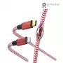 Hama Reflective-Kabel 1,5 m Rot Lightning auf USB-C 3 A