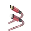 Hama Reflective-Kabel 1,5 m Rot Lightning auf USB-C 3 A