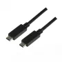 USB-Kabel LogiLink CU0128 USB 3.2 Gen 2 0,5 m Schwarz