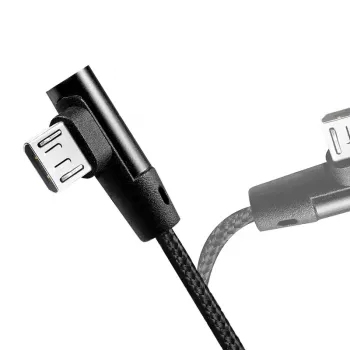 USB-Kabel LogiLink CU0142 USB 2.0 0,3 m USB A Micro-USB B Schwarz