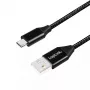 USB-Kabel LogiLink CU0143 USB 2.0 0,3 m USB A Micro-USB B Schwarz