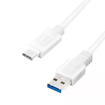 USB-Kabel LogiLink CU0177 USB 3.2 Gen 2 3m USB A USB C Weiß