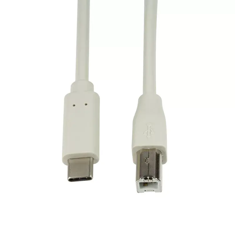 USB-Kabel LogiLink CU0160 USB 2.0 1m USB-C USB-B Weiß