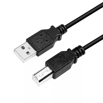 USB-Kabel LogiLink CU0008B 3m USB A auf USB B Schwarz