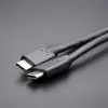 USB-Kabel Qoltec 52352 2,5 m USB 3.2 Gen 1 USB C Schwarz