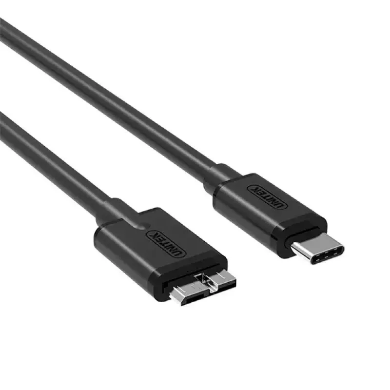 USB-Kabel UNITEK Y-C475BK USB 3.2 Gen 1 1 m USB-C Micro-USB B Schwarz