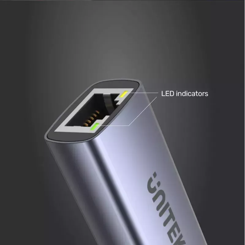 UNITEK U1323A USB 3.2 Gen 1 Typ-C Hub 5000 Mbit/s Schwarz