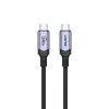 USB-C zu USB-C Kabel Unitek C14110GY-2M USB 3.2 Gen 1, 2 m, 5 A, 240 W, schwarz