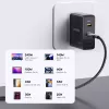 USB-C zu USB-C Kabel Unitek C14110GY-2M USB 3.2 Gen 1, 2 m, 5 A, 240 W, schwarz