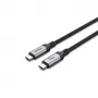USB-C zu USB-C Kabel Unitek C14110GY-2M USB 3.2 Gen 1, 2 m, 5 A, 240 W, schwarz
