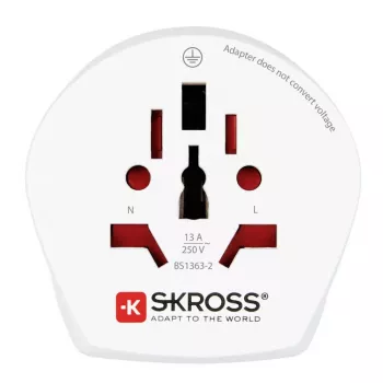 Reiseadapter Skross Combo World auf Israel