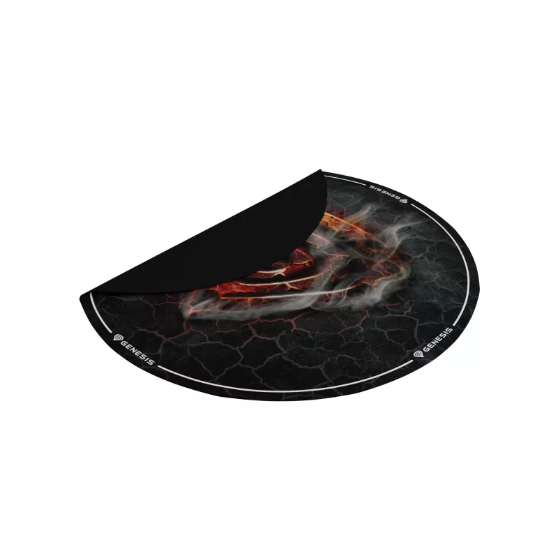 Stuhlmatte GENESIS Tellur 400 Round Lava Multicolour Stoff Gummi