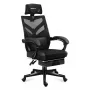 Gaming-Stuhl Huzaro Combat 5.0 Mesh-Sitz Schwarz — Mesh-Sitz, atmungsaktive Rückenlehne, Neigung 90–140°, max. Belastung 140 kg, Armlehnen, Fußstütze