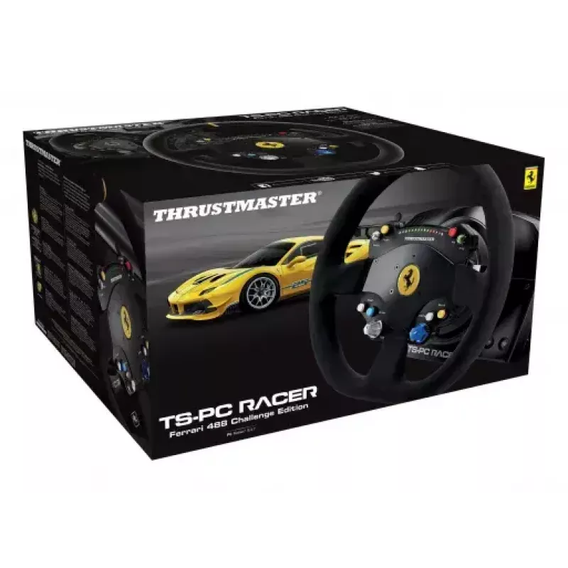 Thrustmaster TS-PC Racer Ferrari 488 Challenge Edition Schwarz USB 2.0 Lenkrad Analog / Digital