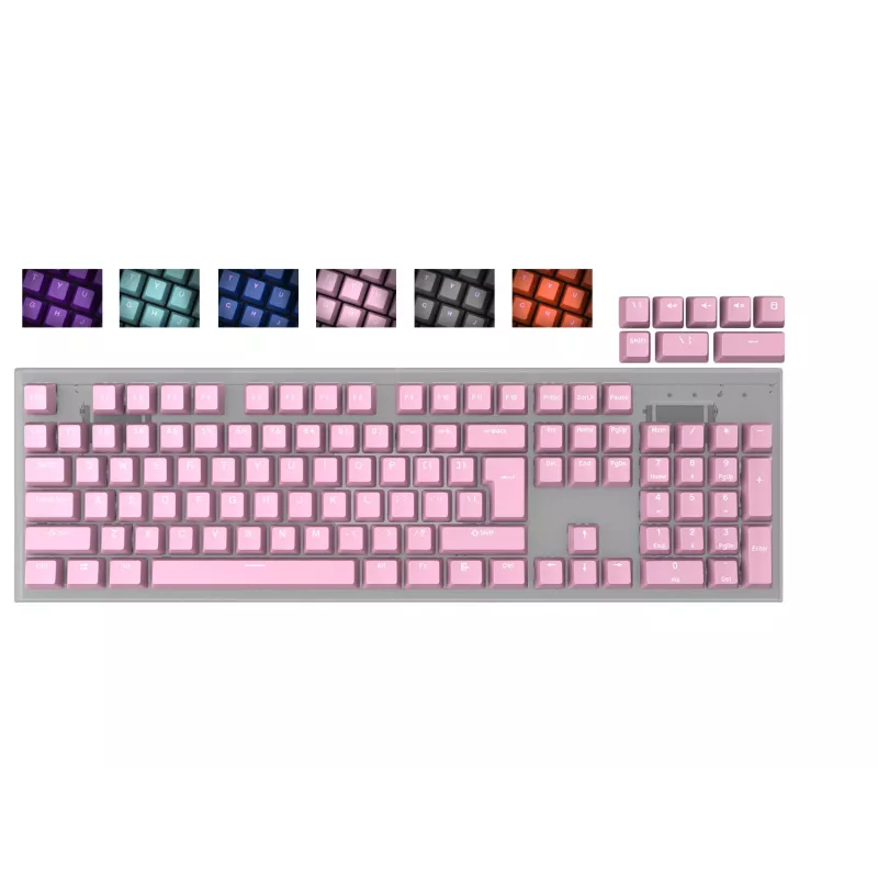Tastaturkappe GENESIS LEAD 300 Universal ABS Pink 122g