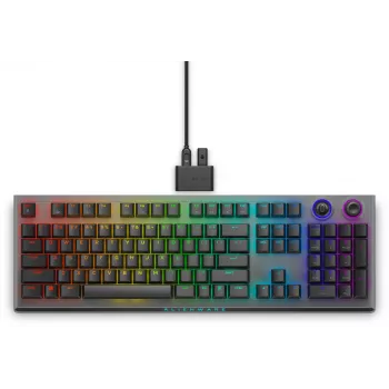 Alienware Tri-Mode AW920K Tastatur Gaming USB + RF Wireless + Bluetooth Grau