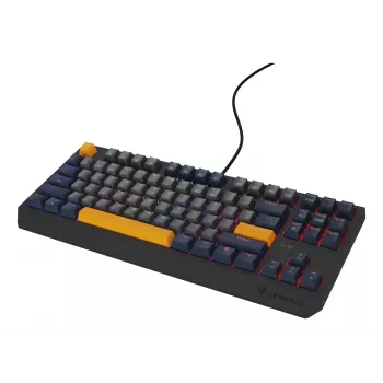 GENESIS Thor 230 TKL Tastatur Gaming USB QWERTY Englisch Blau