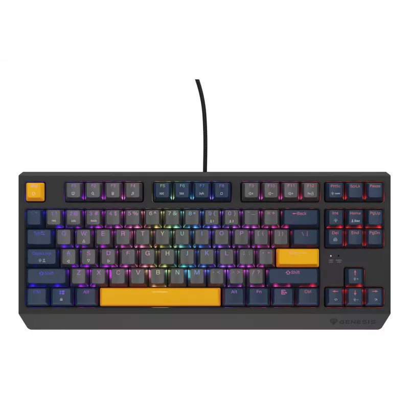 GENESIS Thor 230 TKL Tastatur Gaming USB QWERTY Englisch Blau