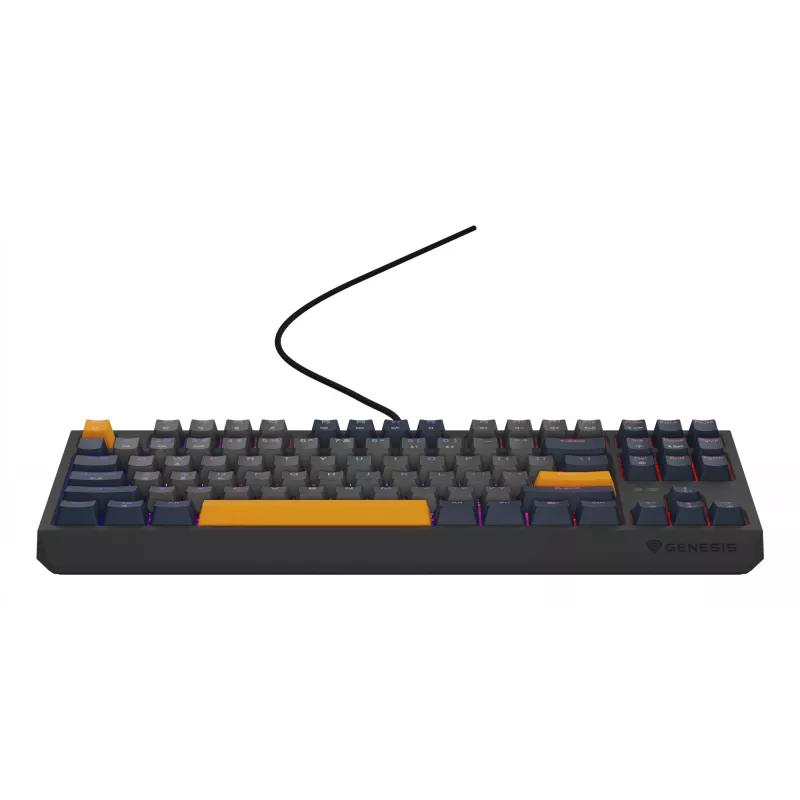 GENESIS Thor 230 TKL Tastatur Gaming USB QWERTY Englisch Blau