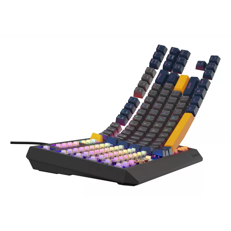 GENESIS Thor 230 TKL Tastatur Gaming USB QWERTY Englisch Blau