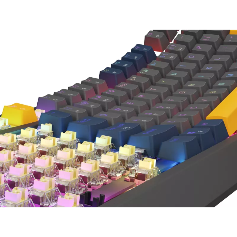 GENESIS Thor 230 TKL Tastatur Gaming USB QWERTY Englisch Blau
