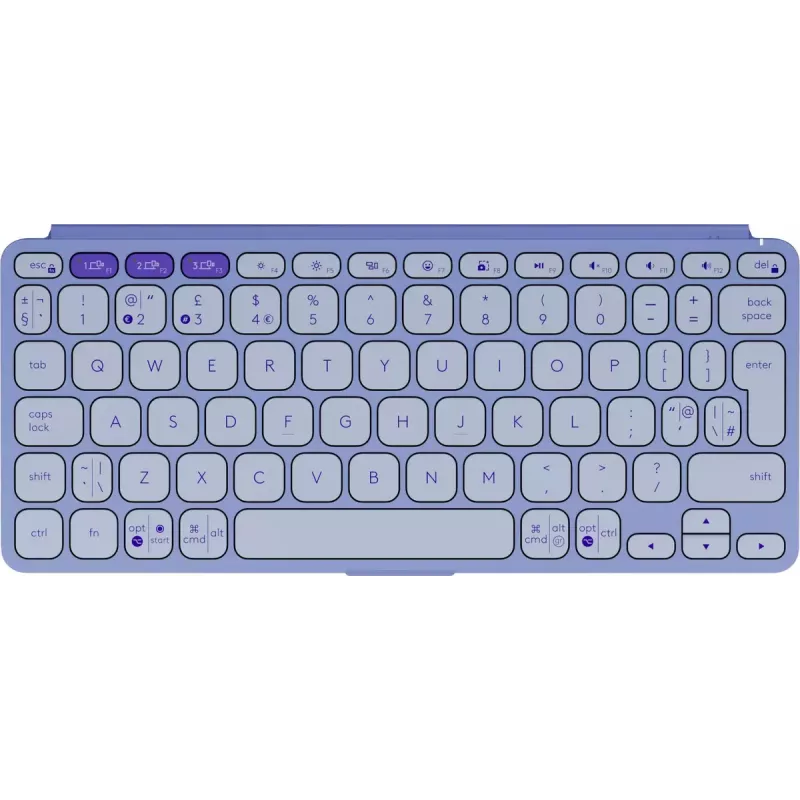 Logitech Keys-To-Go 2 Tastatur Universal Bluetooth QWERTY US International Flieder