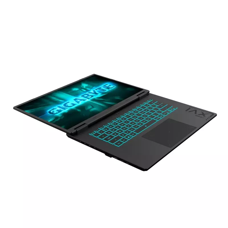 GIGABYTE GAMING A16 3VHK3EE893SH Laptop AMD Ryzen™ 7 260 40,6 cm (16 Zoll) WUXGA 16 GB DDR5-SDRAM 512 GB SSD NVIDIA GeForce RTX 5060 Wi-Fi 6E (802.11ax) Windows 11 Home Schwarz