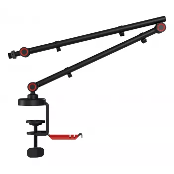 Boom-Mikrofonstativ GENESIS NGM-2156 Schreibtischmontagefuß Schwarz