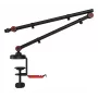 Boom-Mikrofonstativ GENESIS NGM-2156 Schreibtischmontagefuß Schwarz