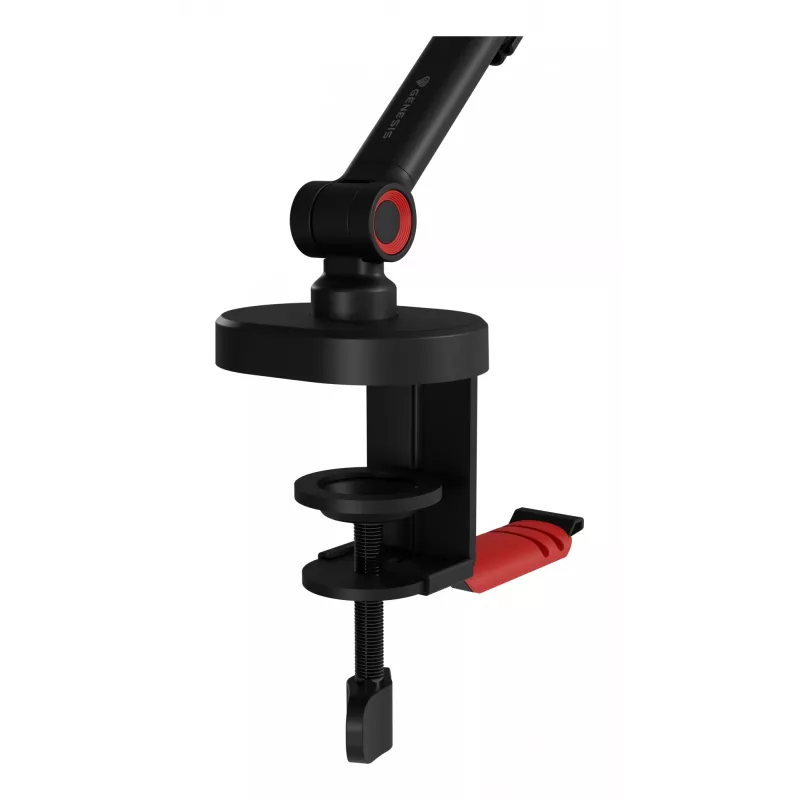 Boom-Mikrofonstativ GENESIS NGM-2156 Schreibtischmontagefuß Schwarz