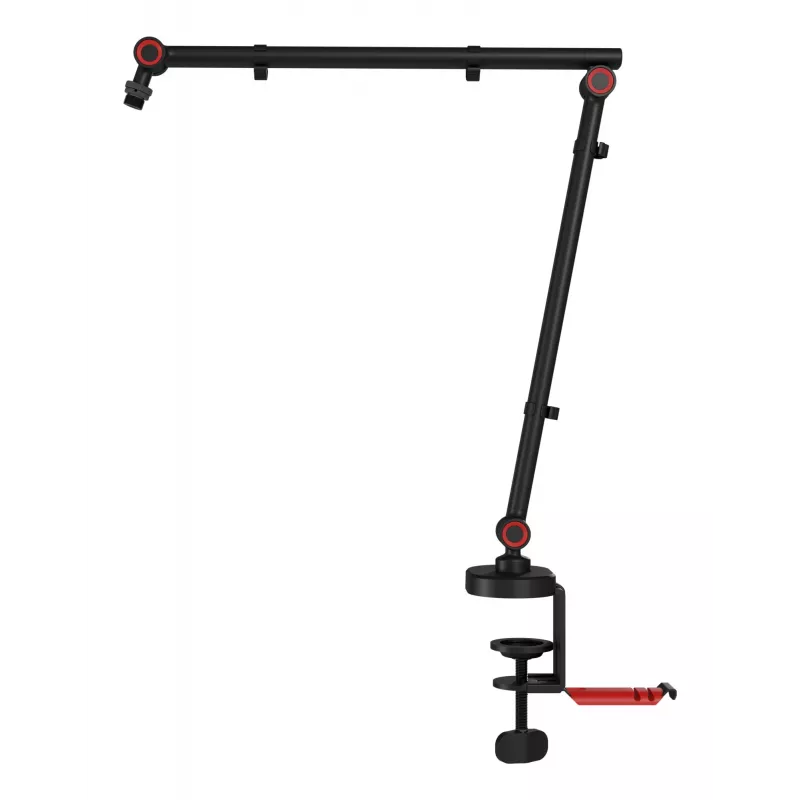 Boom-Mikrofonstativ GENESIS NGM-2156 Schreibtischmontagefuß Schwarz