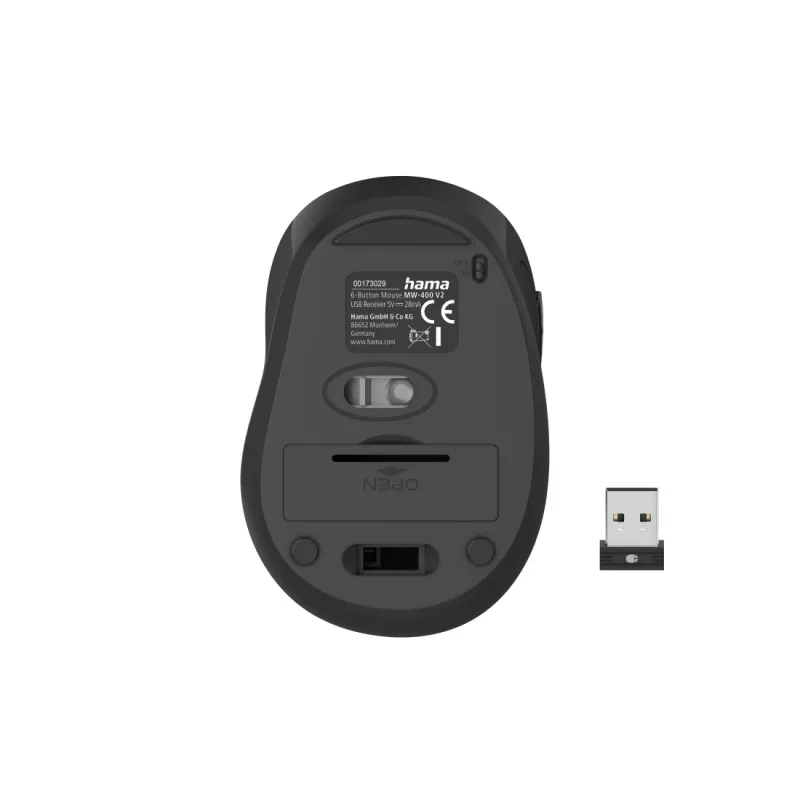 Hama MW-400 V2 Maus Büro Rechtshänder RF Wireless Optisch 1600 DPI