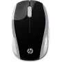 HP Wireless Maus 200 (Pike Silver), beidhändig, optisch, RF Wireless, 1000 DPI, Silber