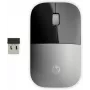 HP Z3700 Silberne kabellose Maus, beidhändig, optisch, RF Wireless, 1200 DPI, Silber