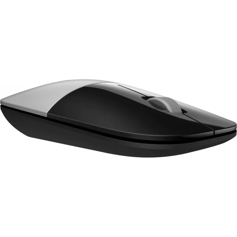 HP Z3700 Silberne kabellose Maus, beidhändig, optisch, RF Wireless, 1200 DPI, Silber