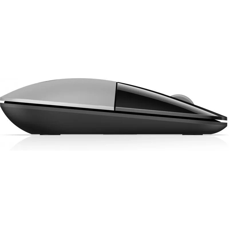 HP Z3700 Silberne kabellose Maus, beidhändig, optisch, RF Wireless, 1200 DPI, Silber