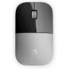 HP Z3700 Silberne kabellose Maus, beidhändig, optisch, RF Wireless, 1200 DPI, Silber