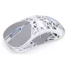 Kabellose Gaming-Maus ENDORFY LIV Onyx White — Bluetooth/2,4 GHz, 12000 DPI, beidhändig, aRGB-Beleuchtung, 6 Tasten, USB-A/USB-C-Kabel