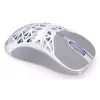 Kabellose Gaming-Maus ENDORFY LIV Onyx White — Bluetooth/2,4 GHz, 12000 DPI, beidhändig, aRGB-Beleuchtung, 6 Tasten, USB-A/USB-C-Kabel