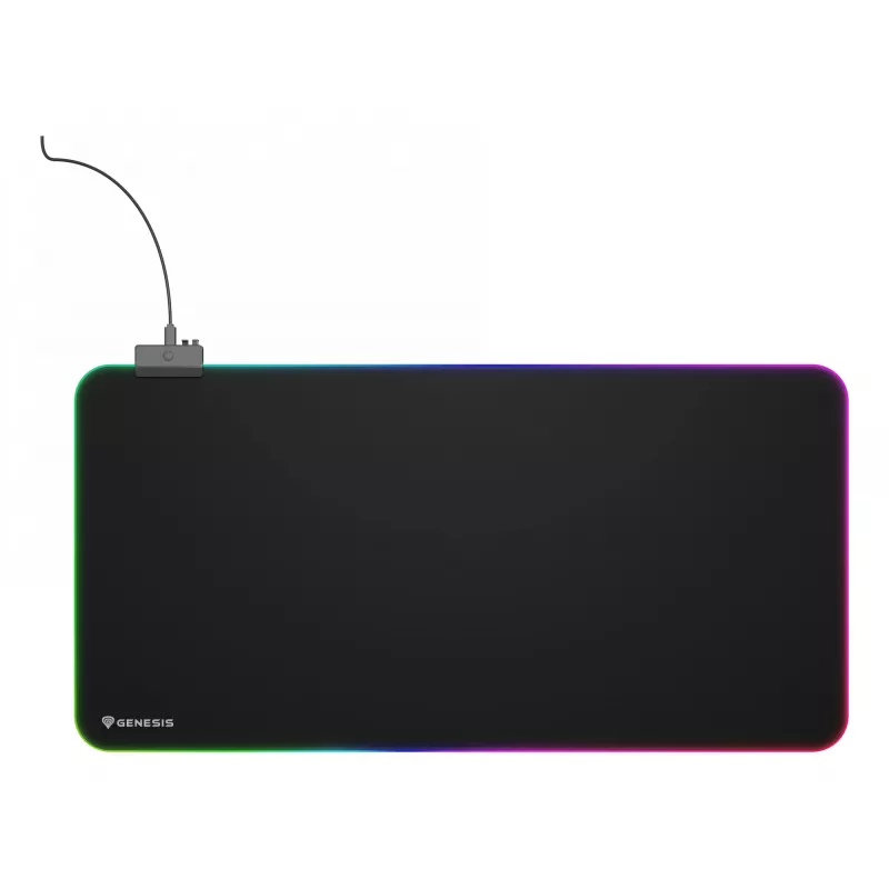 GENESIS Boron 500 XXL RGB Gaming-Mauspad Schwarz